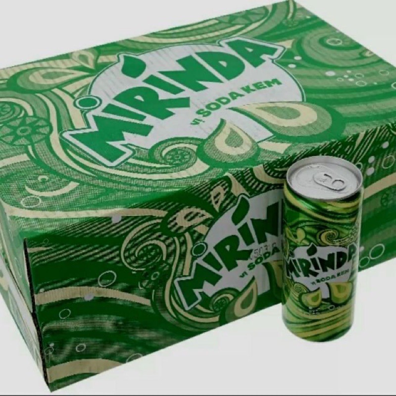 LỐC 6 lon Mirinda soda kem