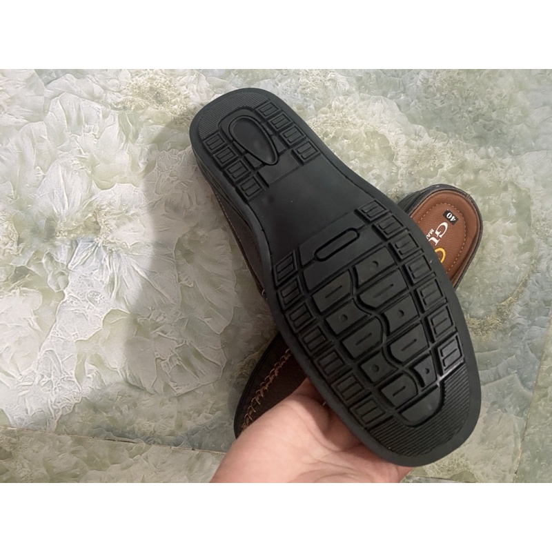 Dép nam da bò size 40