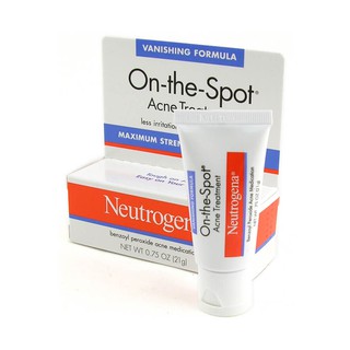 Kem mụn Neutrogena On The Spot Acne Treatment 21g (2,5% Benzoyl Peroxide)