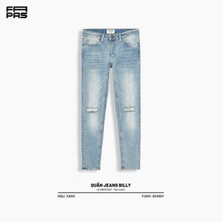 Quần Jeans Dài Nam Billy Co Giãn Tốt Washed Rách Cá Tính Chuẩn Form Skinny - FAPAS