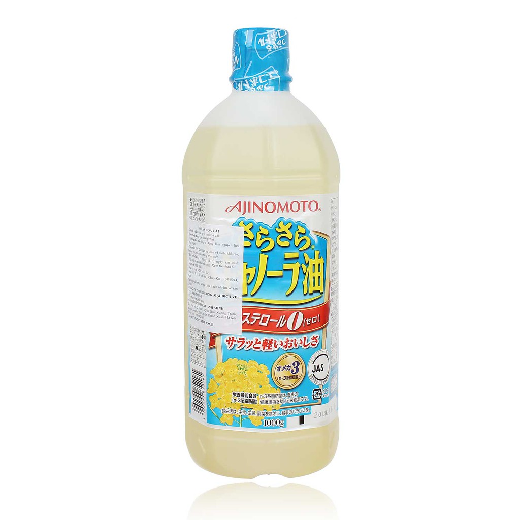 Dầu hoa cải Nhật Bản Ajinomoto 1000g