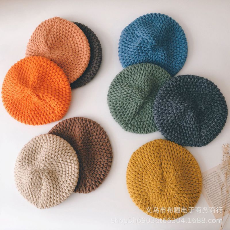 Mũ nồi len móc cho bé từ 6 tháng- 3 tuổi