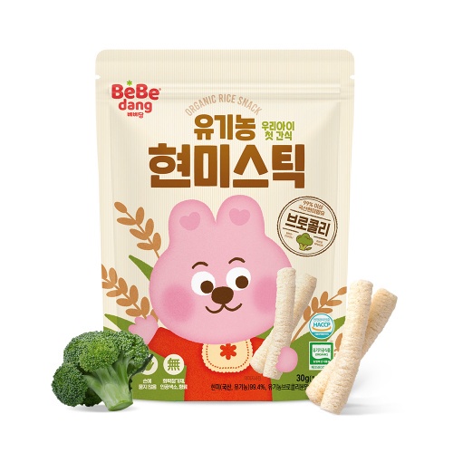 Bánh gạo ăn dặm hữu cơ Bebedang Hàn Quốc cho bé từ 6 tháng