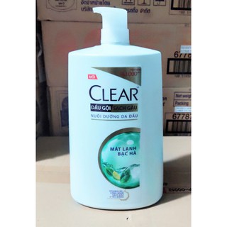 dầu gội Clear 1.4kg bạc hà
