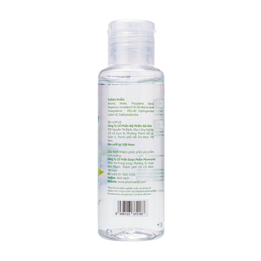 PMC Gel rua tay 100ml Tra Xanh/Lavender