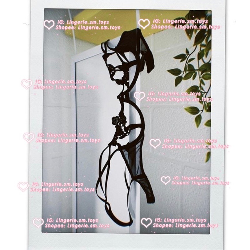 MY1755 Set 2 Mảnh Gọng Ren Hoa Gợi Cảm | Nội Y Sexy (ảnh thật)