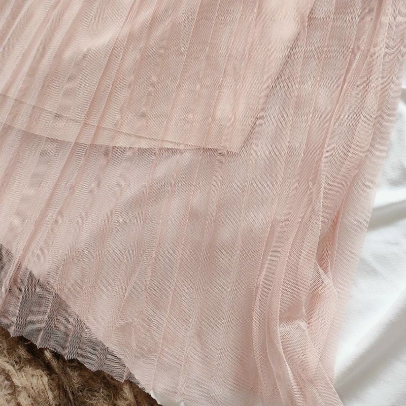 [Mã FAGREEN55 giảm 10% tối đa 30K đơn 99K] CHÂN VÁY LƯỚI CÔNG CHÚA DẬP LY | BigBuy360 - bigbuy360.vn