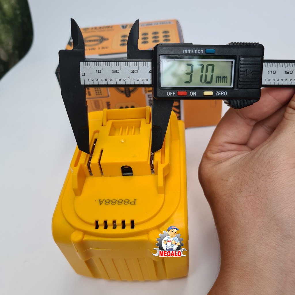 Pin máy khoan Hukan 10 cell 21V chân pin phổ thông dung lượng cao 4.0Ah, megalo chính hãng