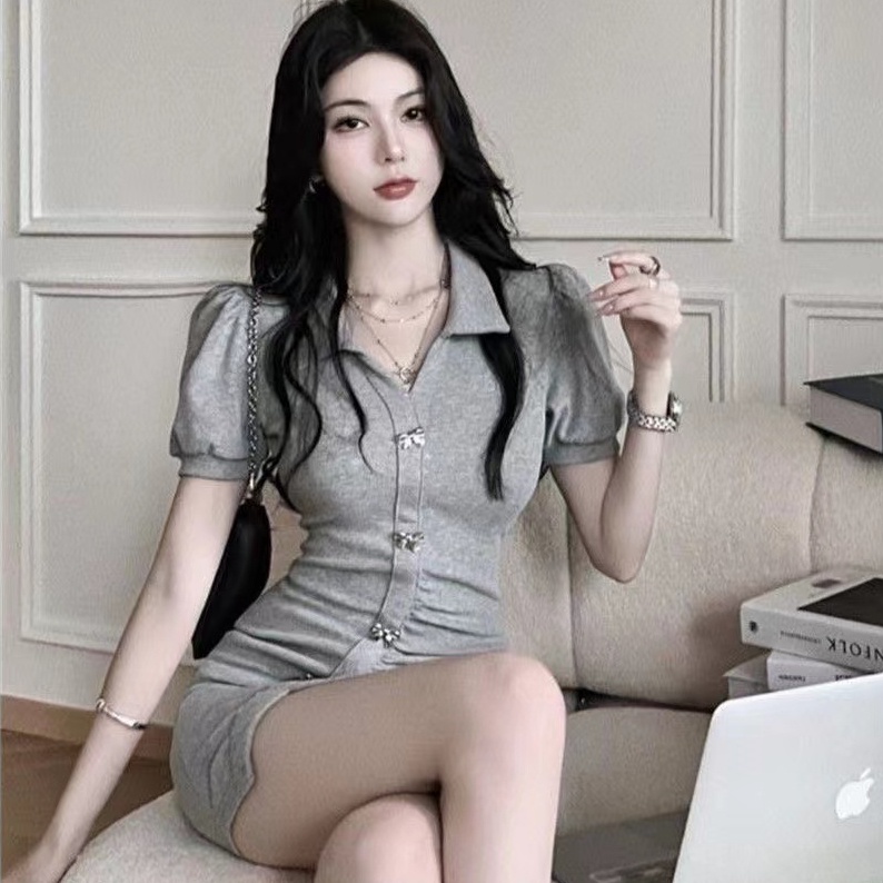 Đầm polo Perty dáng ngắn phong cách Hàn Quốc thời trang cao cấp cho nữ