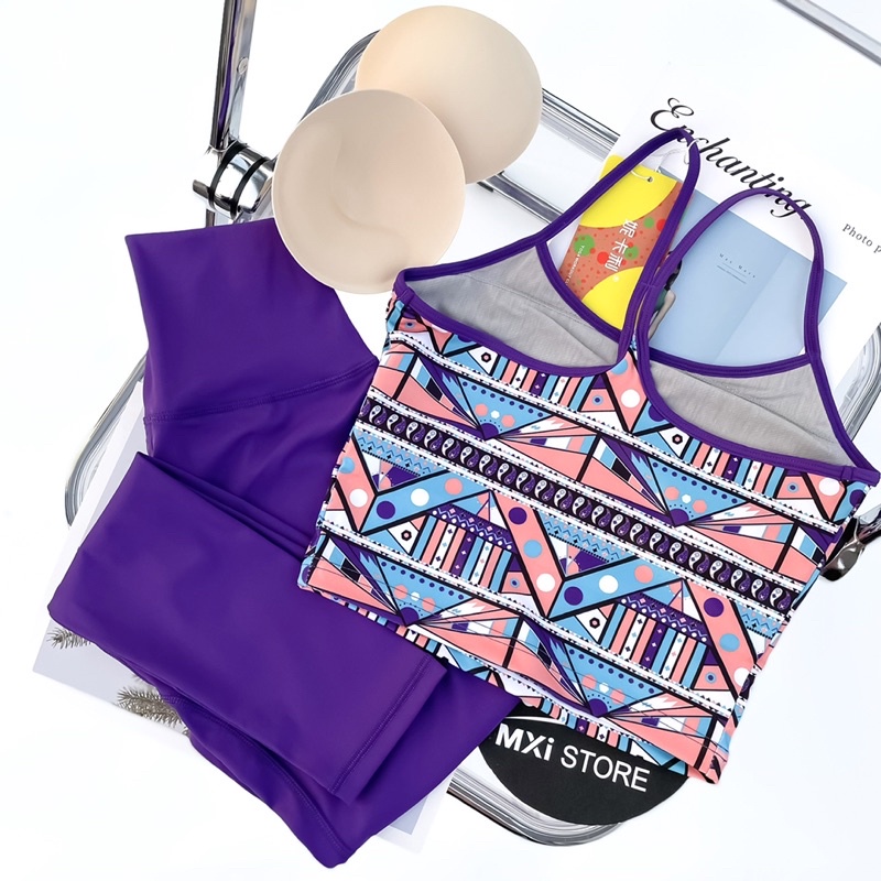 ĐỒ TẬP YOGA_GYM SET HOẠ TIẾT