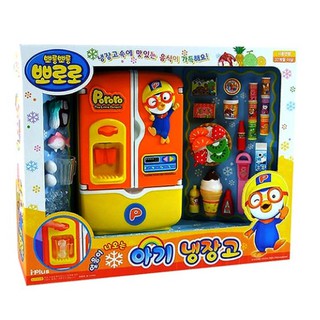 ✔hàn quốc ◤with shim◢ pororo ice comes out đồ chơi giả vờ chơi trong tủ lạnh cho bé