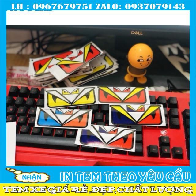 Tem mắt fendy nhỏ size 4x8.5