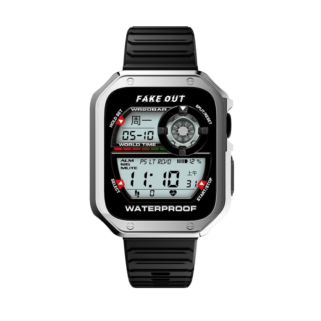 Ốp bảo vệ bằng TPU kèm dây đeo cao su mềm thích hợp cho Apple Watch 6 5 40mm 44mm 42mm / 38mm iWatch 5 4 3 6 SE