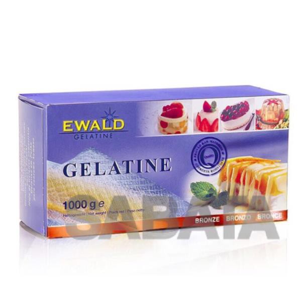 [Sỉ=lẻ xả kho] lá gelatin Ewald-1 kg(MS 332) hàng loại 1