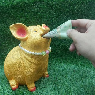 Heo Đất Tiết Kiệm mẫu ngửa đầu chờ ăn cực đáng yêu - Ống Heo làm quà tặng được trẻ em yêu thích