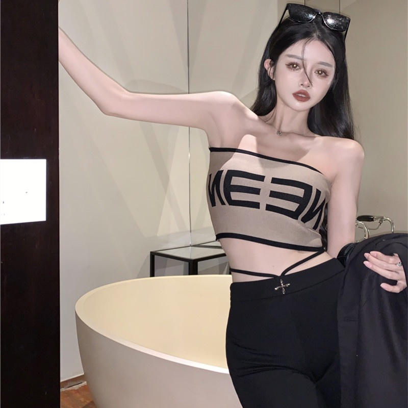 Áo Dệt Kim Sát Nách Chất Liệu Co Giãn Thoải Mái Hợp Thời Trang