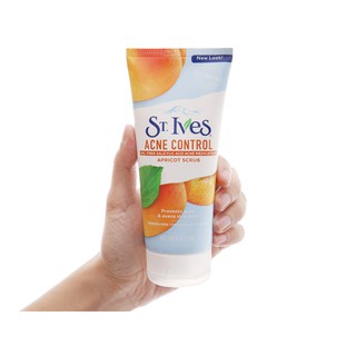 Sữa rửa mặt tẩy tế bào chết St.Ives Acne Control Apricot Scrub (170g)