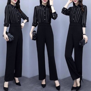 Jumpsuit công sở thanh lịch. Hình thật đính kèm. Nhập Quảng Châu