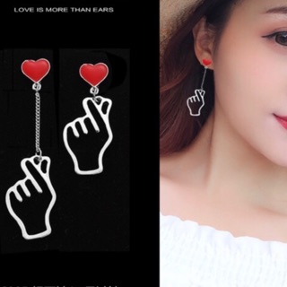 Khuyên tai bắn tim cute