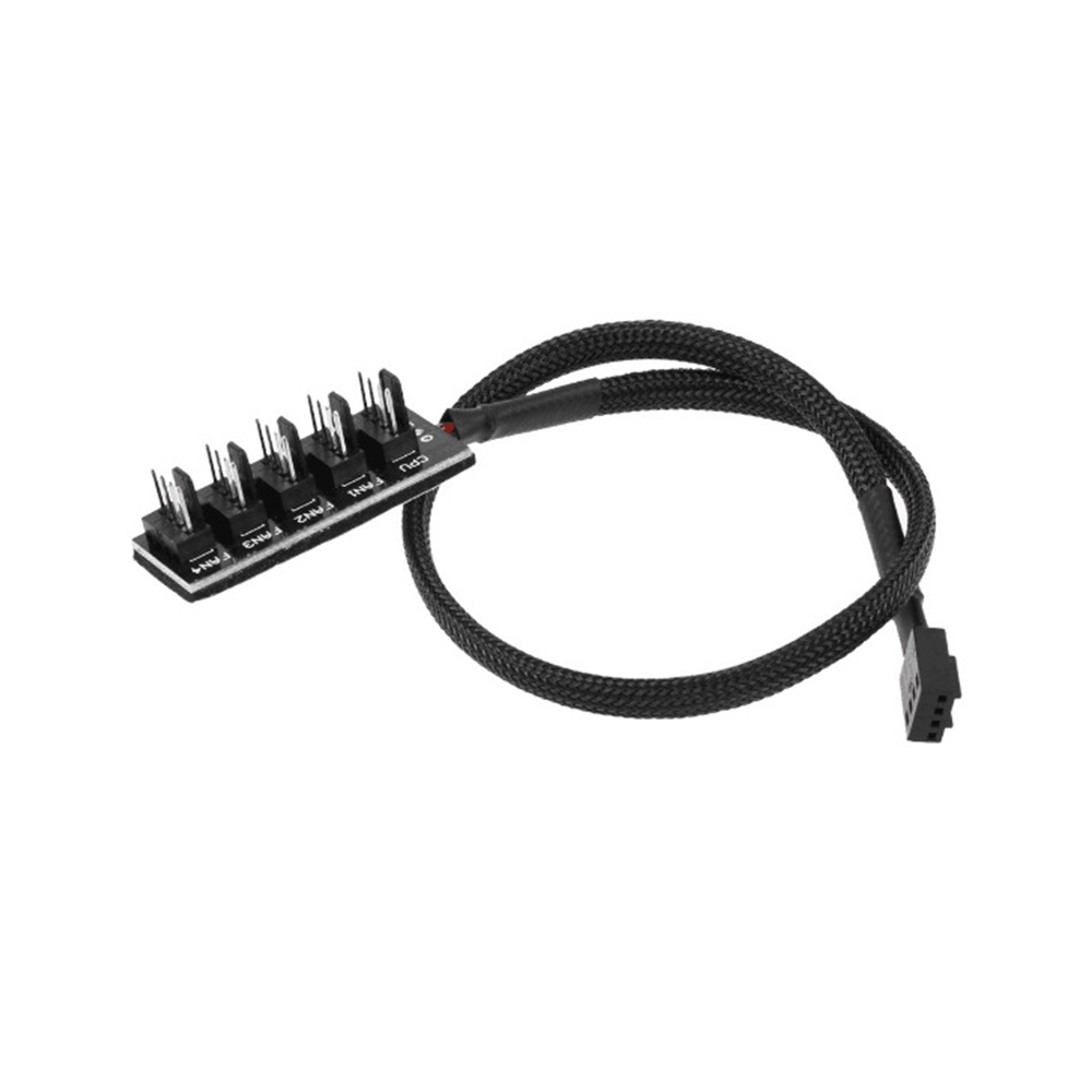 Dây Cáp Chia Quạt Tản Nhiệt 1 Ra 5 4-pin Molex Tx4 Pwm Cpu Cho Máy Tính