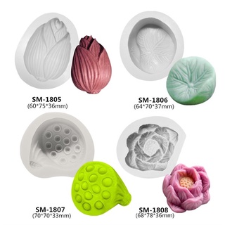 Khuôn Silicone Hoa Sen Set Bộ 4 Sen