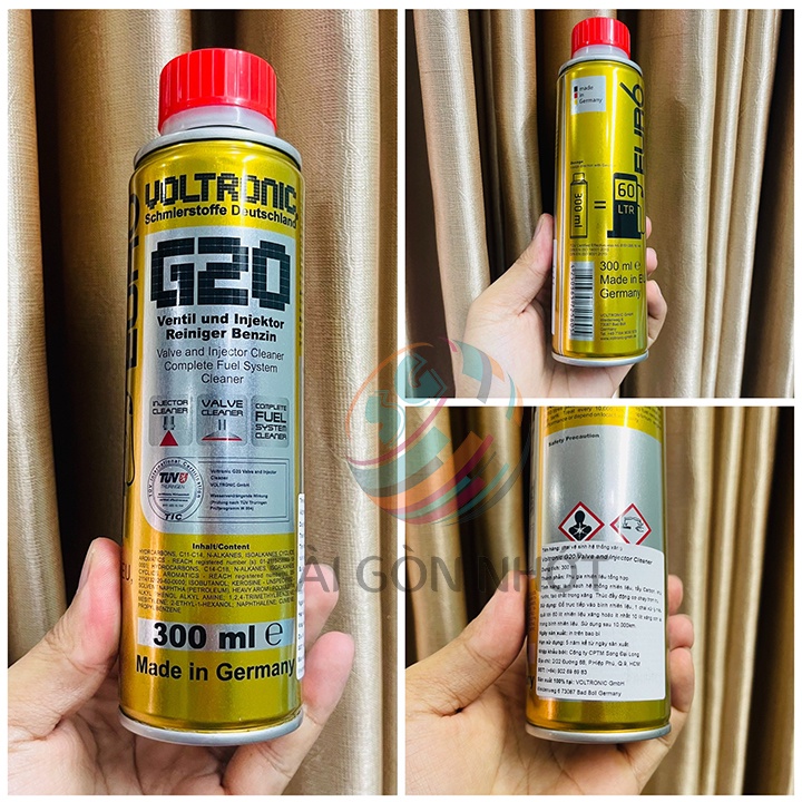 Phụ gia xăng, Vệ sinh kim phun, buồng đốt VOLTRONIC G20 1L