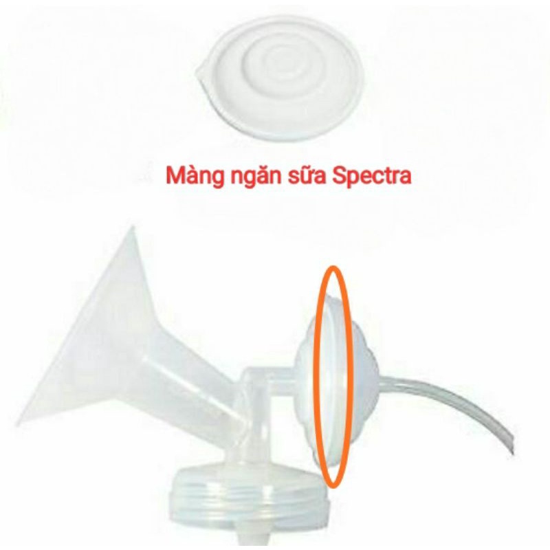 Nắp đậy chặn sữa Spectra / Màng ngăn sữa - phụ kiện thay thế cho máy hút sữa điện M1, M2, S1, S2, Q, 9S, 9PLUS