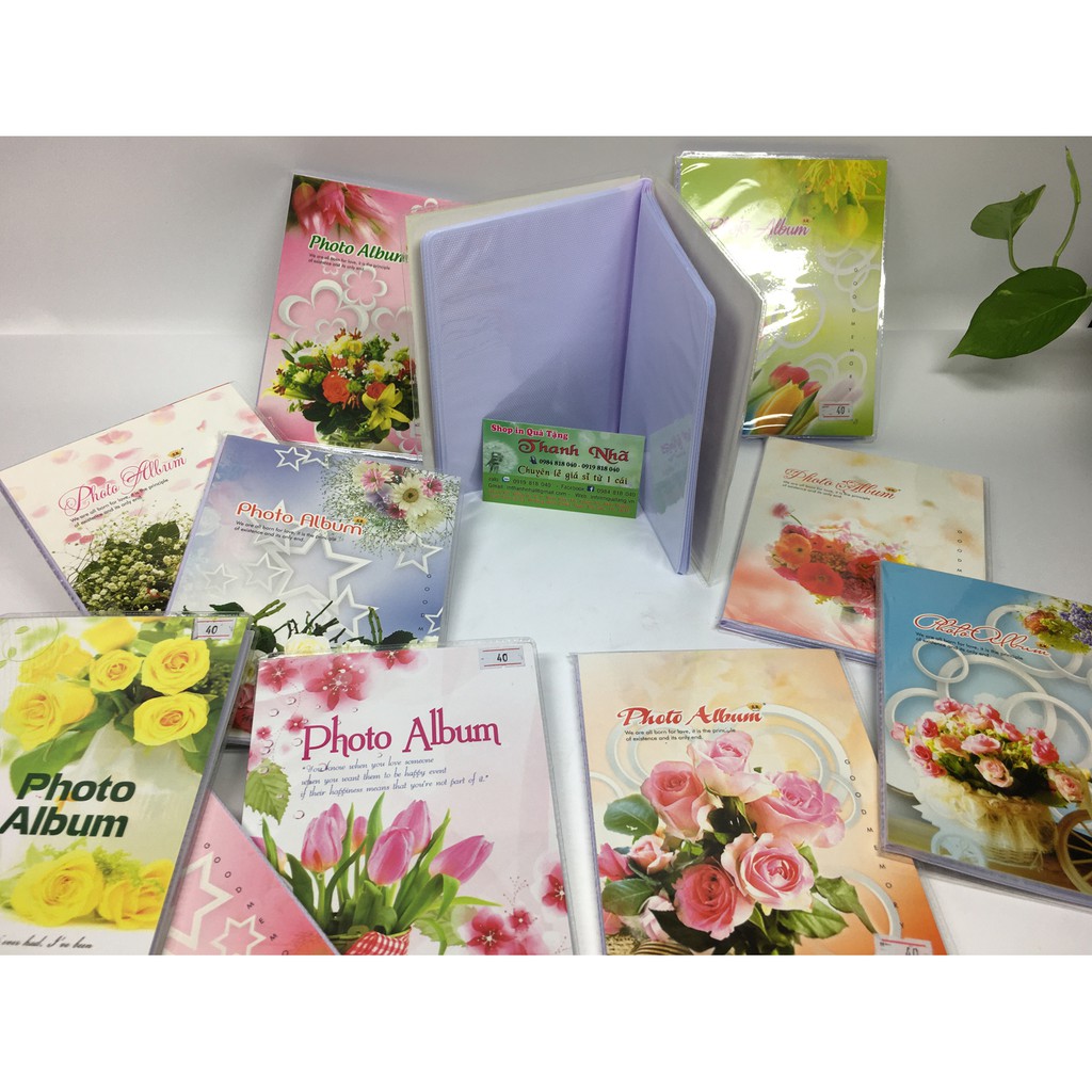 Album ảnh 13x18cm bìa dẻo ( Lưu trữ được 40 hoặc 60 ảnh)