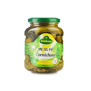 Dưa chuột ngâm dấm, muối hiệu Kuhne – lọ 330g