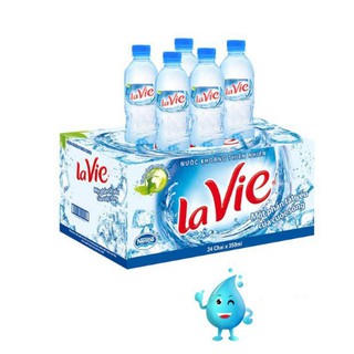 Thùng 24 Chai Nước Khoáng Lavie 350ml