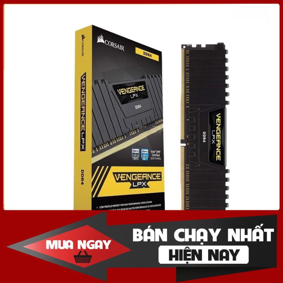 RAM desktop CORSAIR Vengeance LPX CMK8GX4M1A2666C16 (1x8GB) DDR4 2666MHz - hàng chính hãng