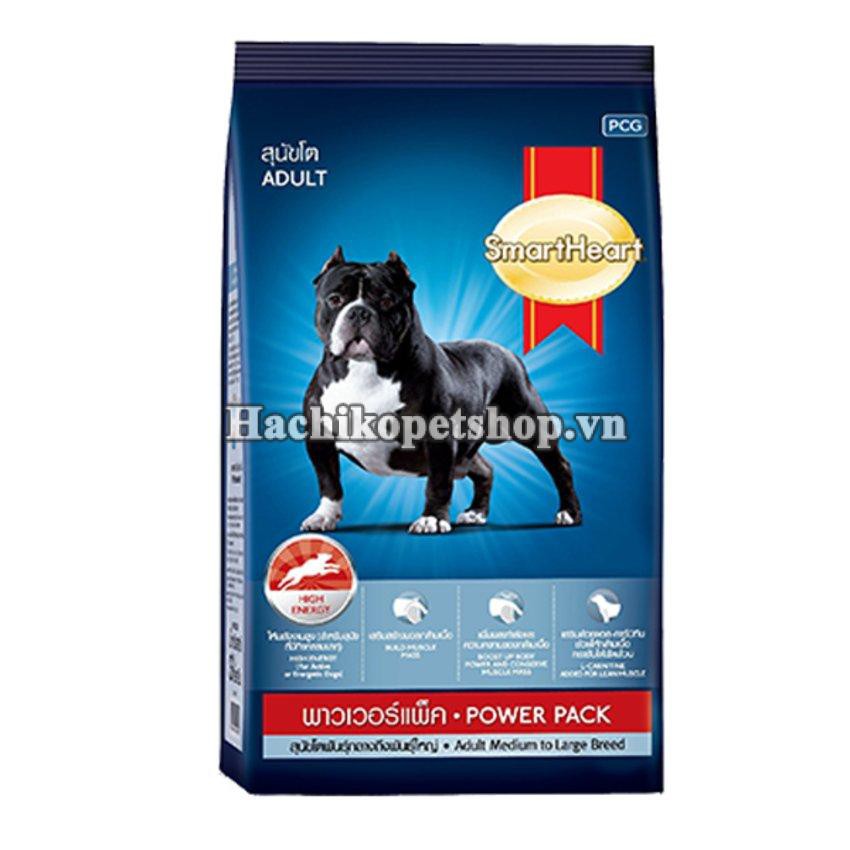 THỨC ĂN CHÓ SMARTHEART POWER CHÓ LỚN ( 3KG)