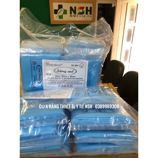 ❤️ Xăng Săng mổ phẫu thuật không lỗ,có lỗ BẢO THẠCH 80cm x 80cm KHĂN TRẢI PHẪU THUẬT Bảo Thạch 80x80cm