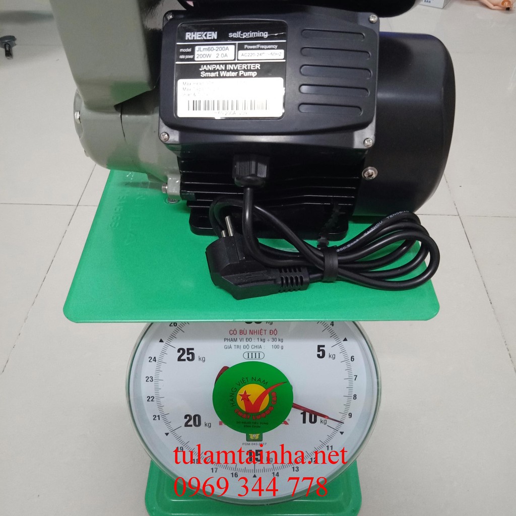 Bơm tăng áp nước nóng 200W dùng cho gia đình