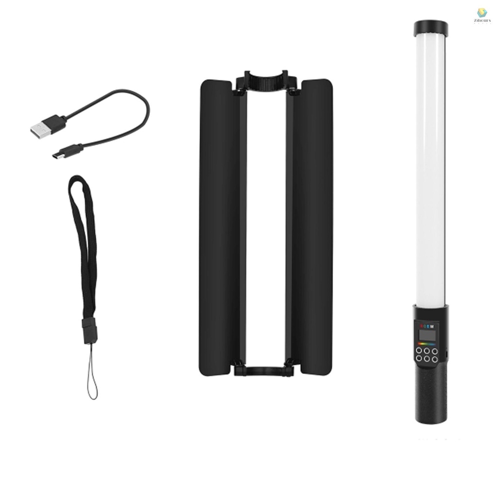 Gậy Đèn LED RGB 3000K-6500K 18K Hiệu Ứng Ánh Sáng Điều Chỉnh Được Kèm Pin Cho Máy Quay Phim / Phát Trực Tiếp
