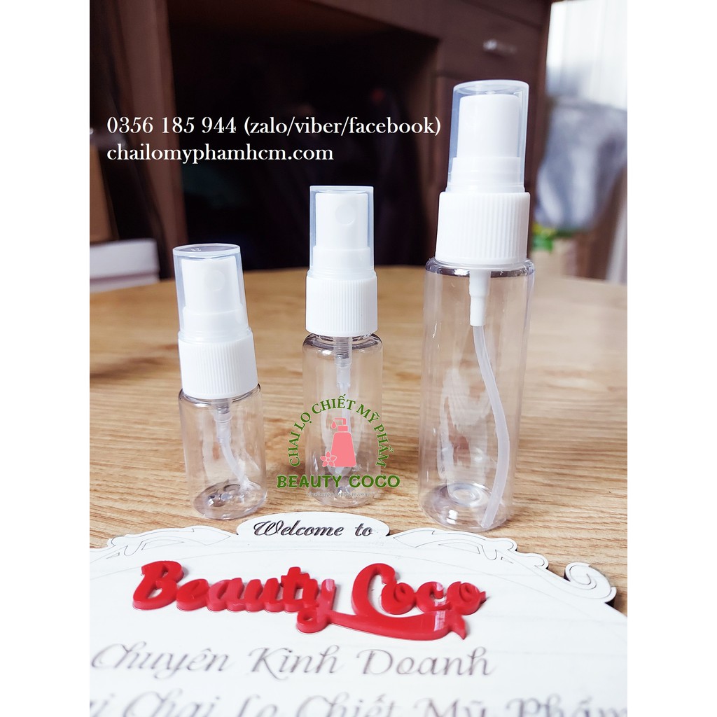 Chai nhựa nhỏ lọ chiết mỹ phẩm du lịch 10ml 20ml 30ml