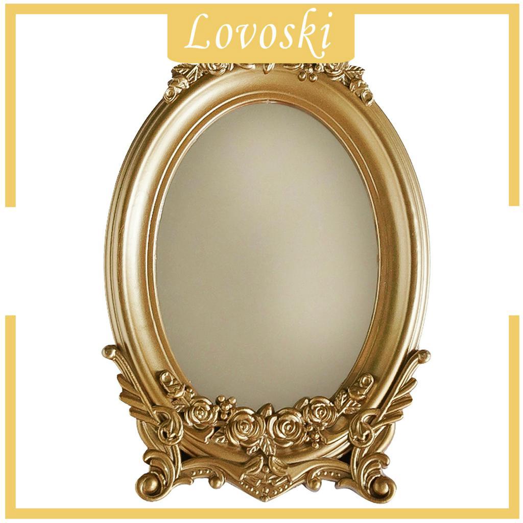 Khay Đựng Đồ Trang Điểm Có Gương Tiện Dụng Kích Thước 17x24cm