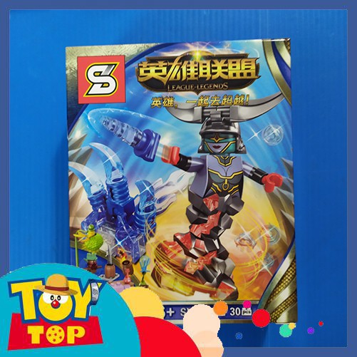 [Một hộp] Non lego xếp hình lắp ráp các tướng trong game Lol Liên minh huyền thoại SY1463