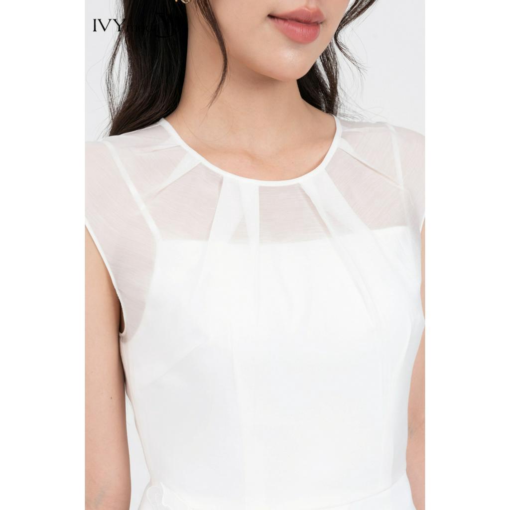 Áo peplum xẻ tà nữ IVY moda MS 16M8284