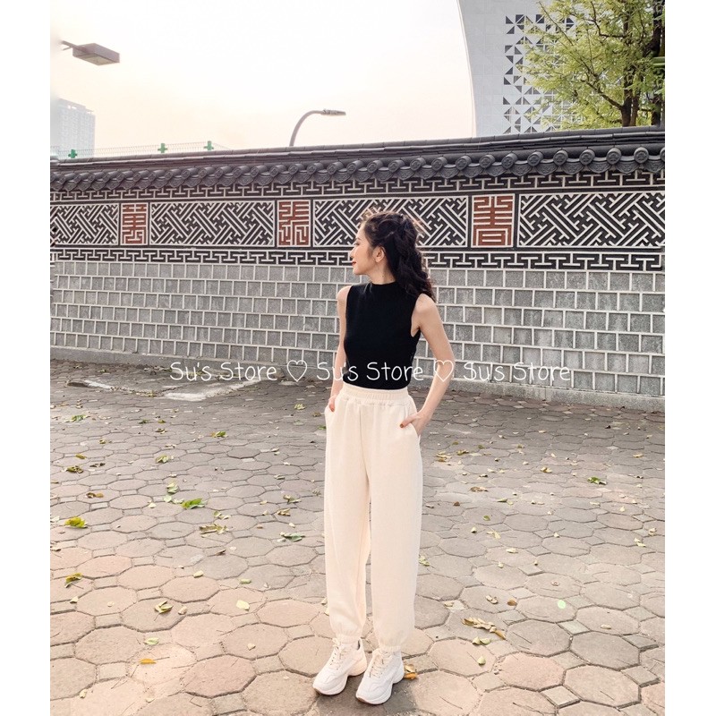 Quần jogger bo chun dưới Q335 SUSTORE