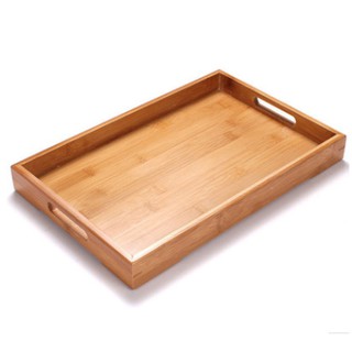 Khay Gỗ Tre Để Bộ Trà Hình Chữ Nhật ( GIAO NGAY TRONG NGÀY )