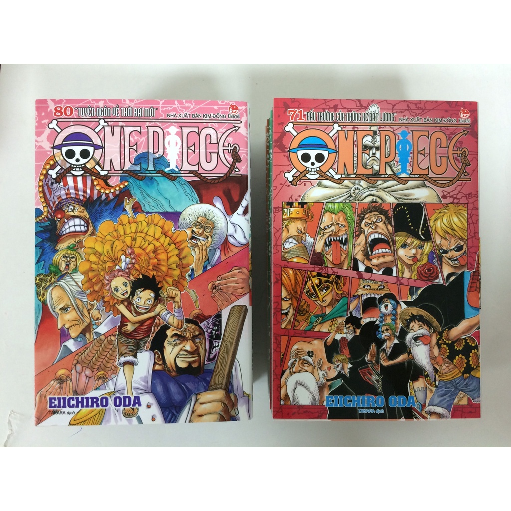 Sách - Combo One piece - Tập 71 đến Tập 80 (Bìa rời)