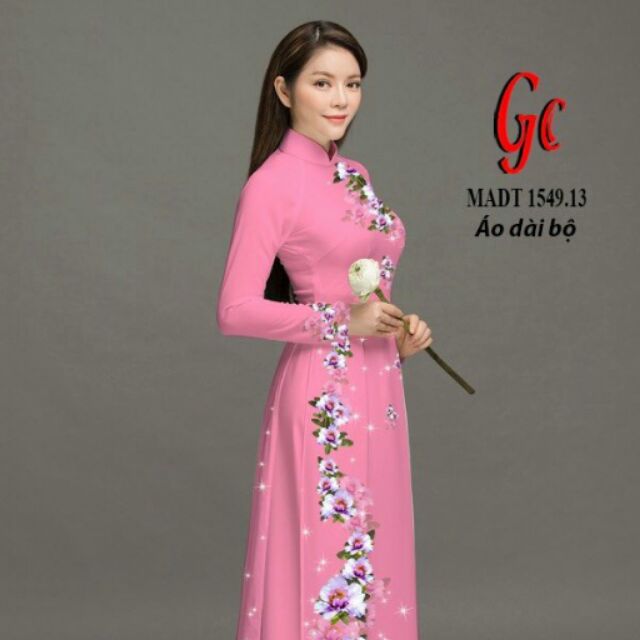Vải áo dài in hoa