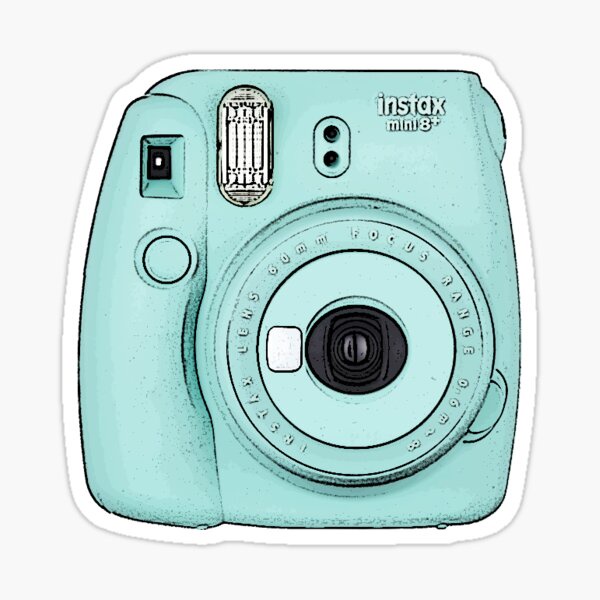 Bộ sticker chủ đề máy ảnh camera chống thấm nước trang trí mũ bảo hiểm, đàn, guitar, ukulele, điện thoại laptop