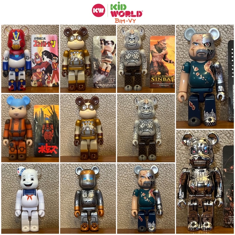 Chú gấu &quot;bụng phệ&quot; Bearbrick 100%, SF Series. MS: 02.