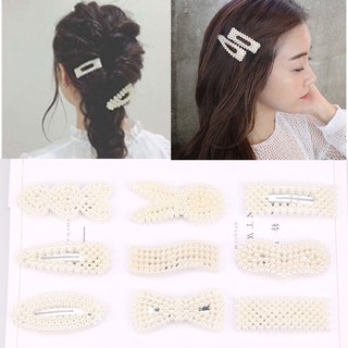 Kẹp Tóc Mái Đính Đá Hàn Quốc