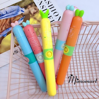 Bàn chải đánh răng tự động hình hoa quả sắc màu dễ thương