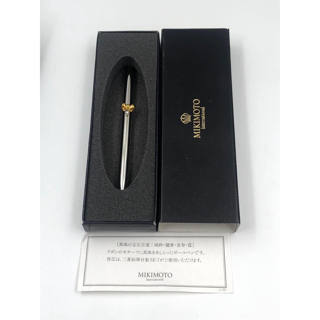 Bút bi xoay Mikimoto phiên bản mini made in Japan
