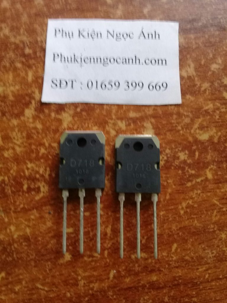 D718 , , transistor chịu dòng  NPN 8A 120V chất lượng nguyên gốc ,sò D718