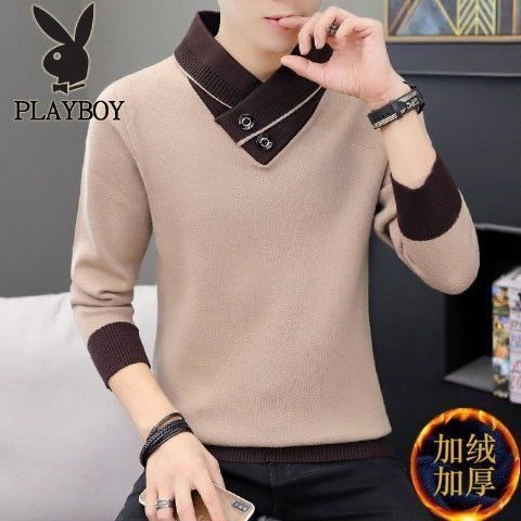 Áo nỉ dài tay cổ lọ phong cách Hàn Quốc trẻ trung dành cho nam